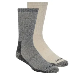 2 Pack Men’s Crew Wool Socks