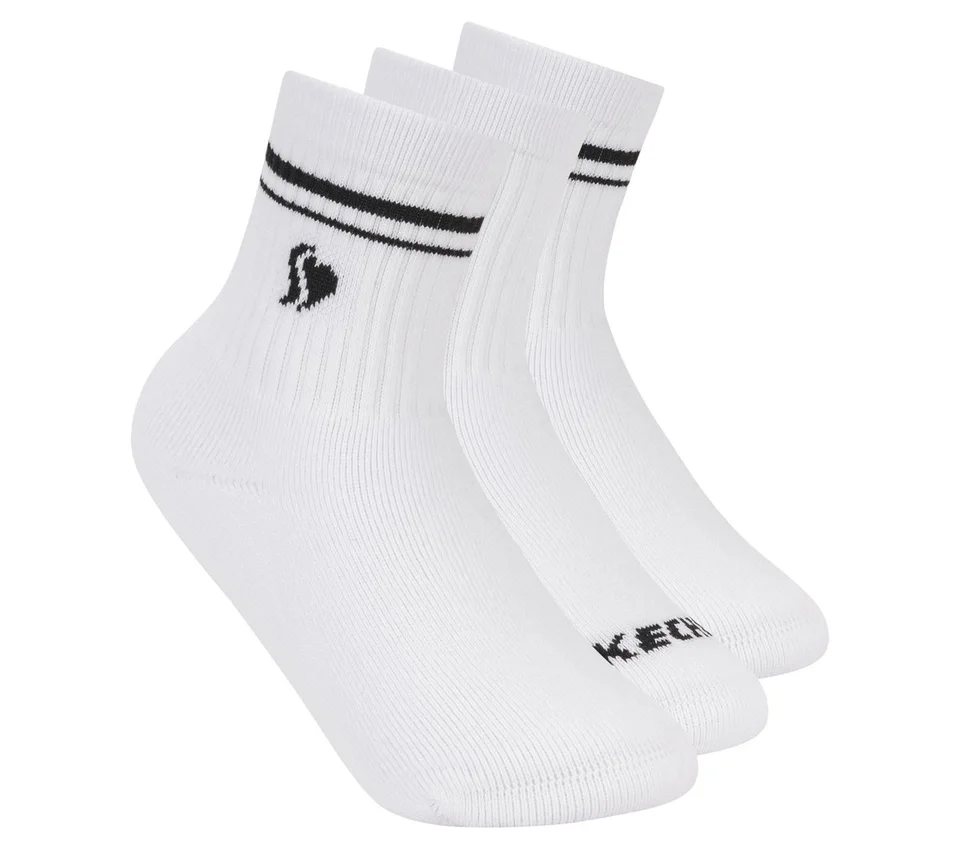 3 Pack Girls’ Low Crew Ribbed Socks 3 Pack Girls’ Low Crew Ribbed Socks