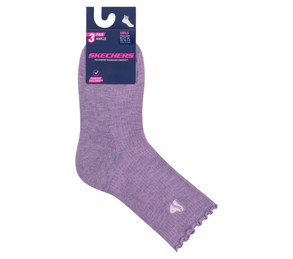 3 Pack Kids Ankle Lettuce Socks 3 Pack Kids Ankle Lettuce Socks