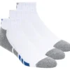 3 Pack Men’s Half Terry Quarter Crew Socks 3 Pack Men’s Half Terry Quarter Crew Socks