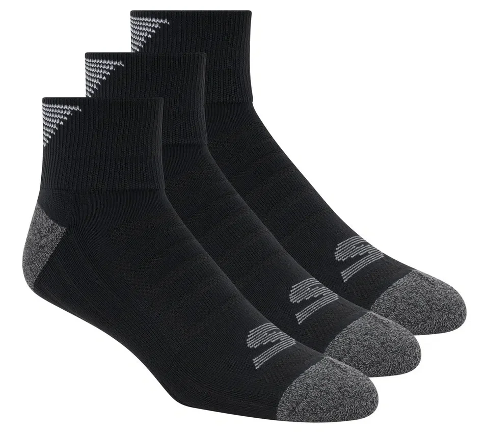 3 Pack Men’s Half Terry Quarter Crew Socks 3 Pack Men’s Half Terry Quarter Crew Socks