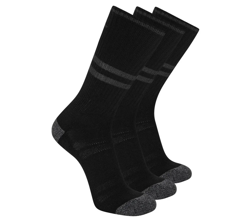 3 Pack Men’s Reflective Performance Crew Socks 3 Pack Men’s Reflective Performance Crew Socks
