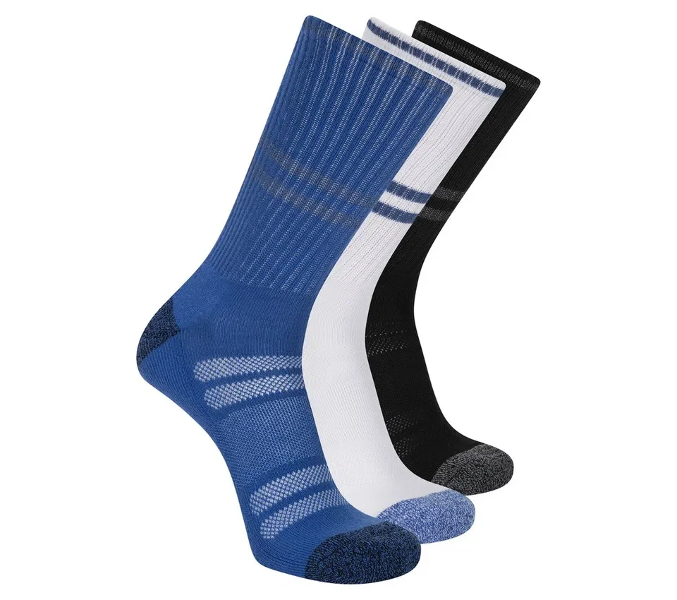 3 Pack Men’s Reflective Performance Crew Socks 3 Pack Men’s Reflective Performance Crew Socks