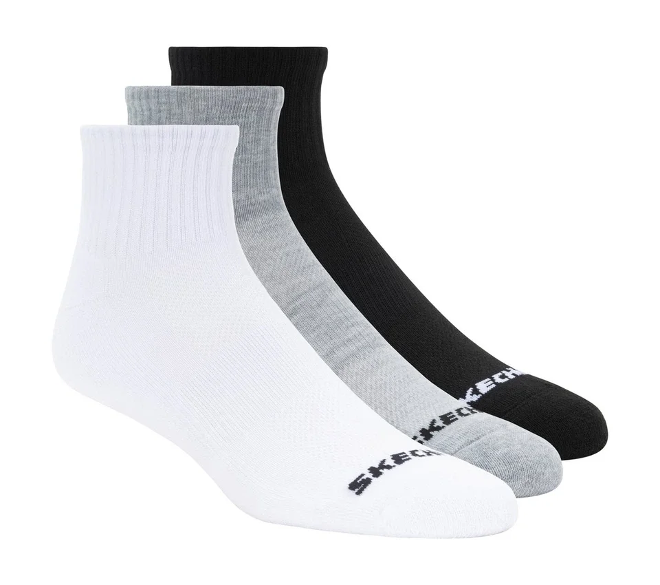 3 Pack Quarter Crew Sport Socks 3 Pack Quarter Crew Sport Socks