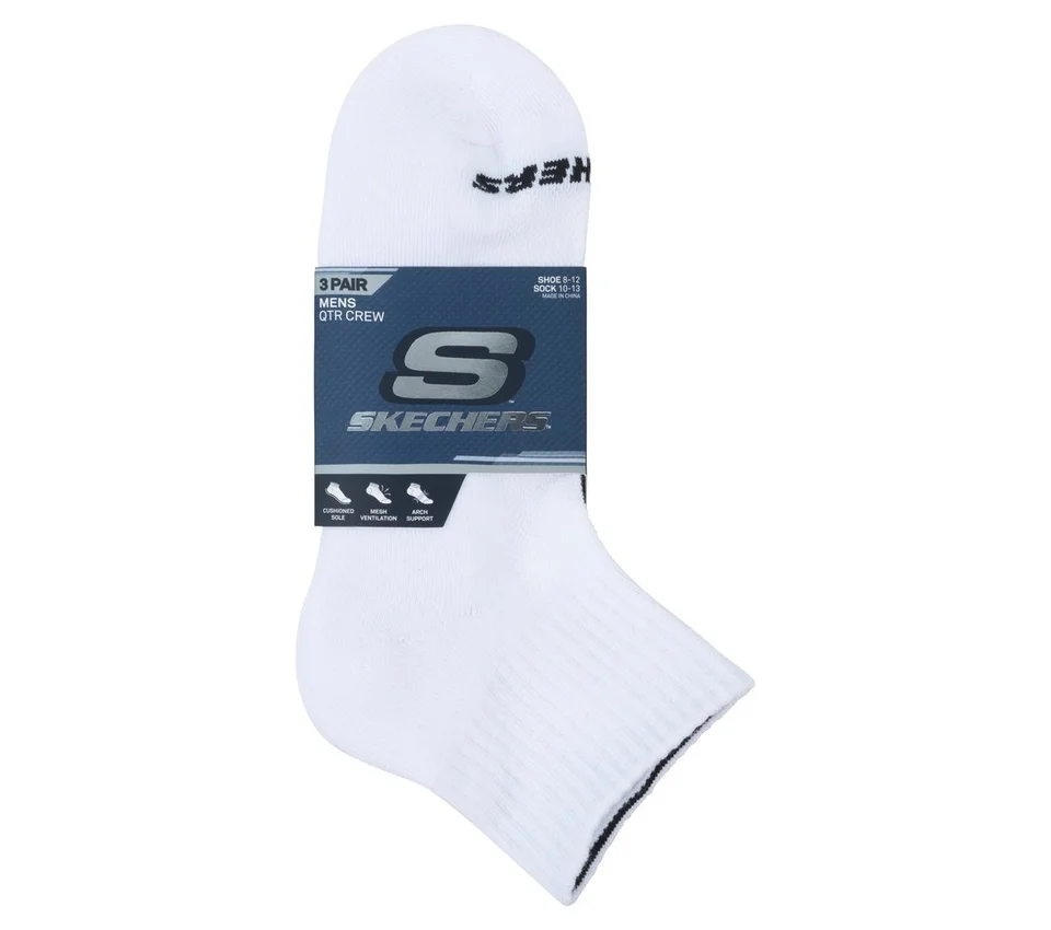 3 Pack Quarter Crew Sport Socks 3 Pack Quarter Crew Sport Socks