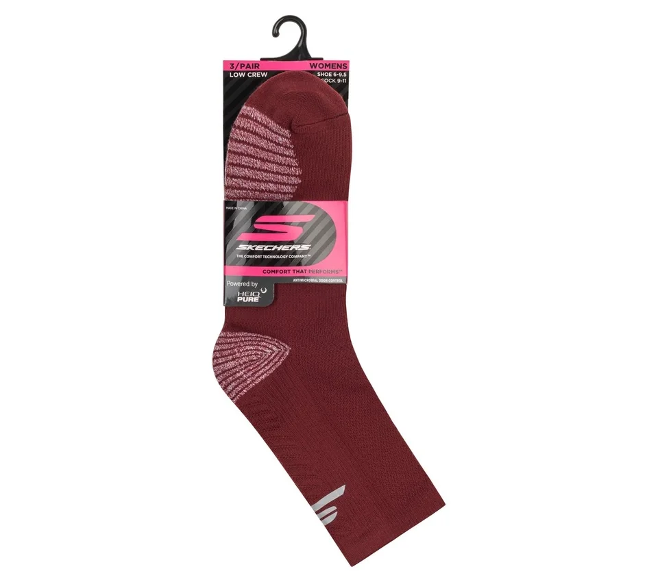 3 Pack Women’s Half Terry Low Crew Socks 3 Pack Women’s Half Terry Low Crew Socks