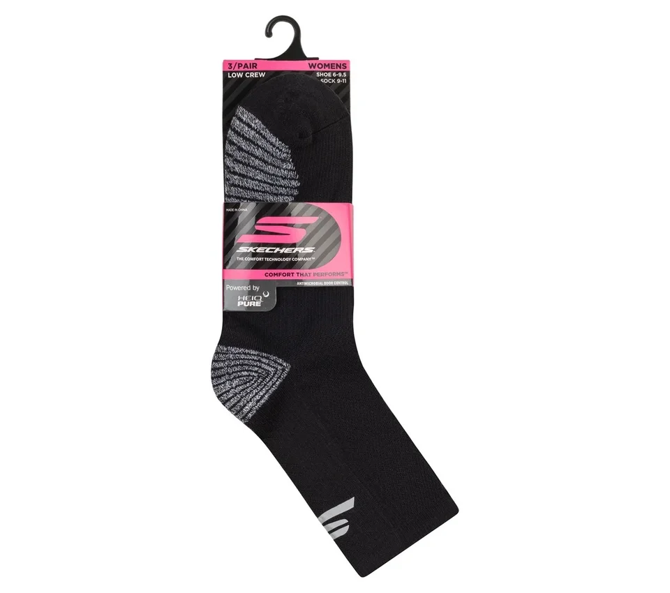 3 Pack Women’s Half Terry Low Crew Socks 3 Pack Women’s Half Terry Low Crew Socks
