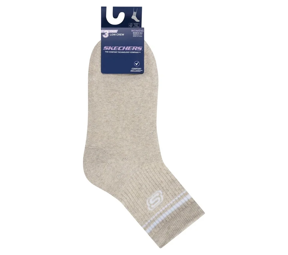3 Pack Women’s Low Crew Varsity Socks 3 Pack Women’s Low Crew Varsity Socks