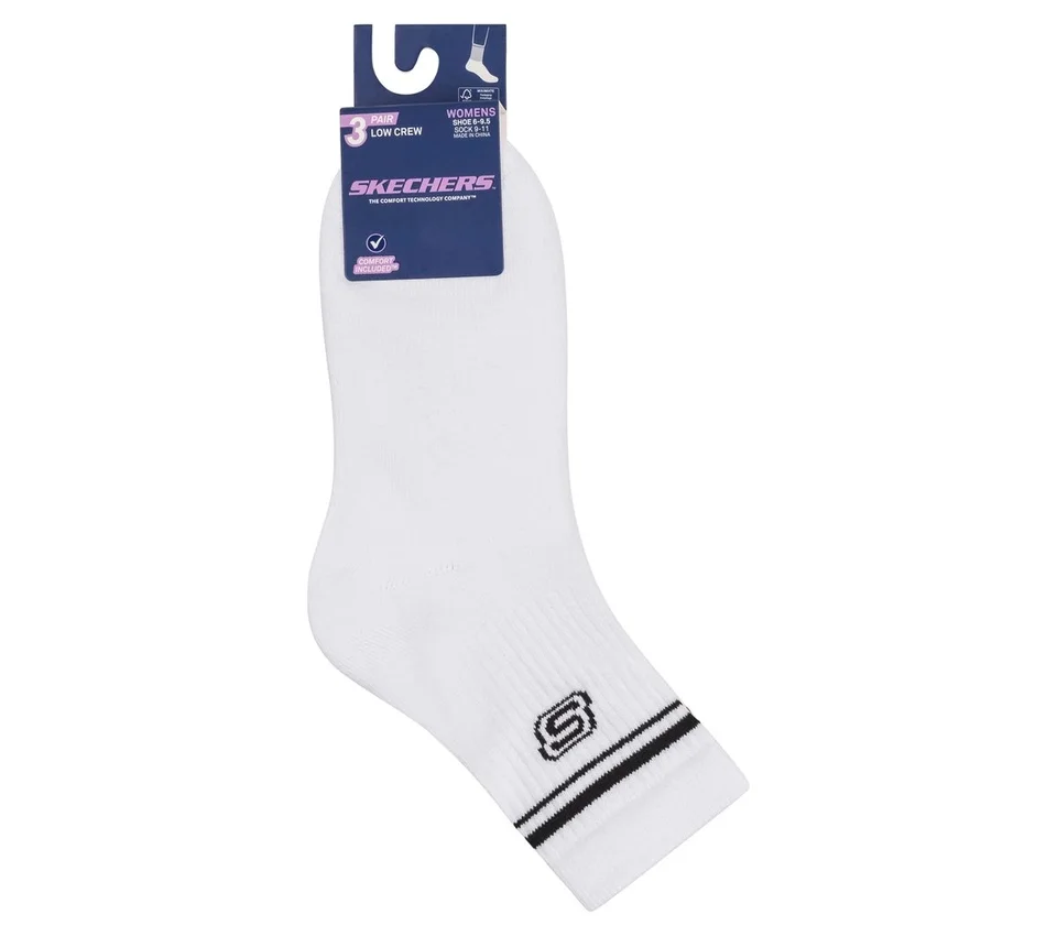 3 Pack Women’s Low Crew Varsity Socks 3 Pack Women’s Low Crew Varsity Socks