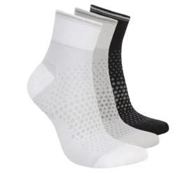 3 Pack Women’s Reflective Performance Quarter Socks
