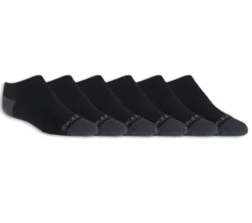 6 Pack Boys’ No Show Socks