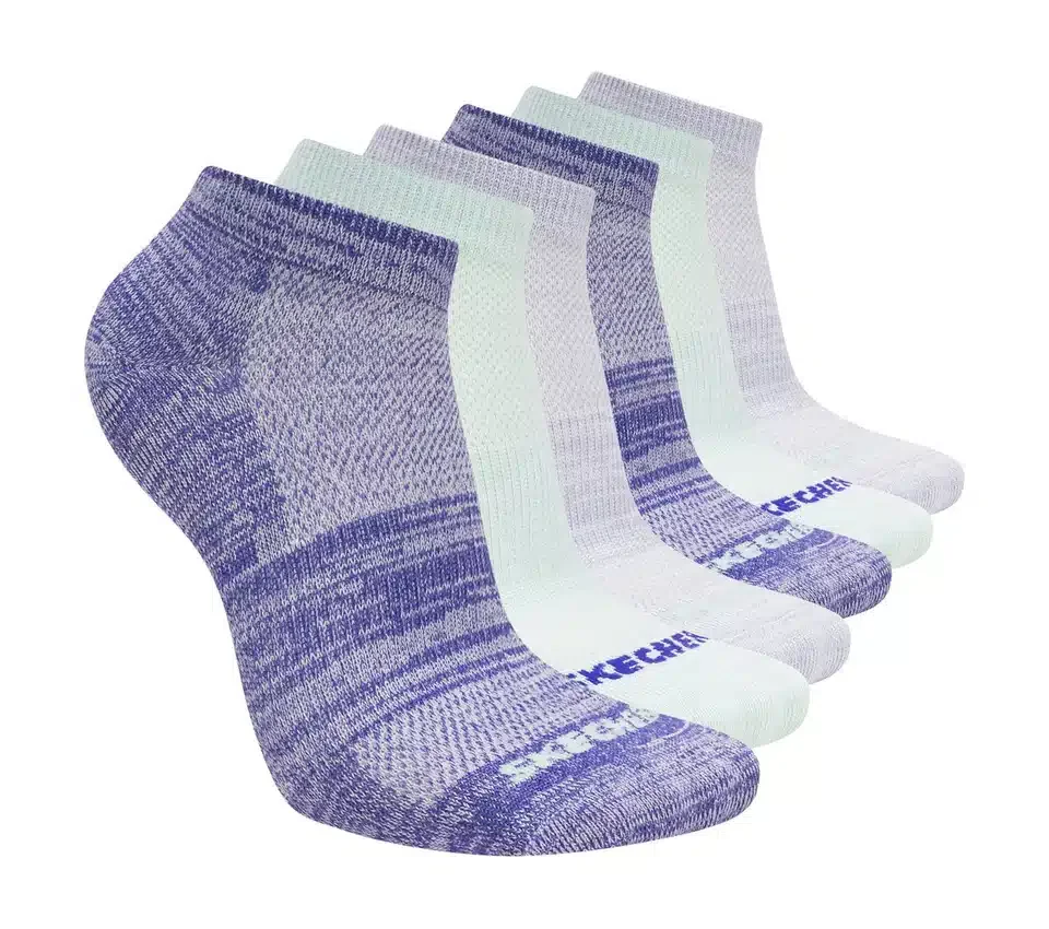 6 Pack Girls’ Low Cut Color Stripe Socks 6 Pack Girls’ Low Cut Color Stripe Socks