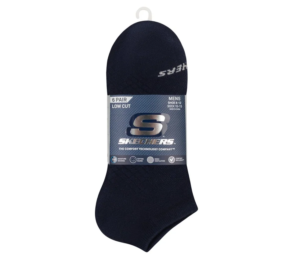 6 Pack Men’s Low Cut Texture Knit Socks 6 Pack Men’s Low Cut Texture Knit Socks