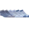6 Pack Striped No Show Socks 6 Pack Striped No Show Socks