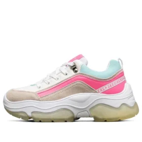 Ampp”D Low-Top White/Blue/Pink