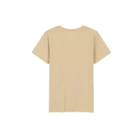 Athleisure Casual Sports Knit Round Neck Short Sleeve Brown