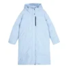 Basic Long Down Jacket “Blue”