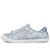 Beach Bingo Low-Top Canvas Shoe Blue/White