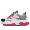 Black Jack Low-Top Daddy Shoes Grey/White/Pink