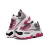 Black Jack Low-Top Daddy Shoes Grey/White/Pink
