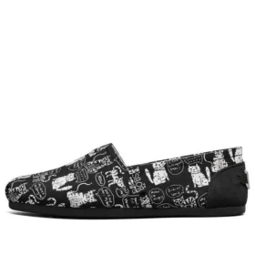 Bob s Plush Slip-on Shoes Black/White