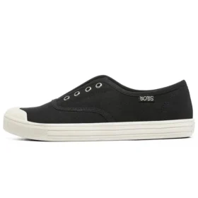 Bobs B Cool Low-Top Slip-On Shoes Black/White