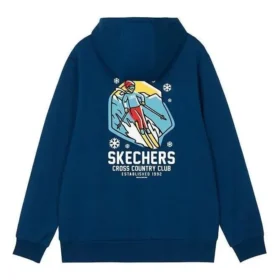 Cartoon Graphic Drawstring Hoodie “Navy Black White Grey”