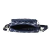 Casual Adjustable Fabric Crossbody Single Shoulder Bag “Navy White”