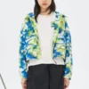 Casual Camo Hooded Jacket “Green Blue”