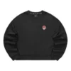 Casual Crew Sweater “Black Red”