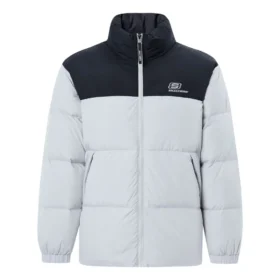 Casual Down Jacket “Grey Black”