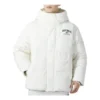 Casual Down Jacket “White Black”