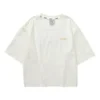 Casual Graphic Tee “White Red”