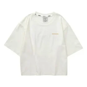 Casual Graphic Tee “White Red”