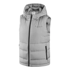 Casual Hooded Down Vest “Grey”