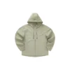 Casual Hoodied Jacket “Black White Olive Green”