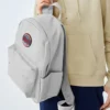 Casual Large Capacity Backpack “White Red”
