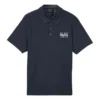 Casual Letter Polo Shirt “Black White”