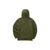 Casual Letter Printed Hoodie “Green White”