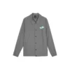 Casual Letter Printed Jacket “Grey”