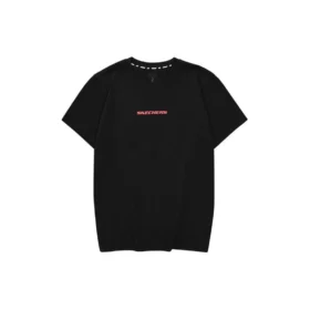 Casual Letter Printed T-Shirt “Black Red White”