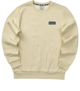 Casual Logo Printed Long Sleeve Sweater “Beige”