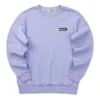 Casual Logo Printed Long Sleeve Sweater “Purple Black”