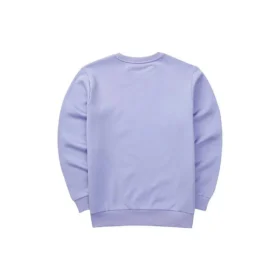 Casual Logo Printed Long Sleeve Sweater “Purple Black”