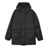 Casual Long Down Jacket “Black”