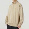 Casual Loose Fit Pullover Sweatshirt ” Tan”