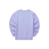 Casual Series Letter Round Neck Sweatshirt Unisex “Purple”