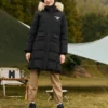 Casual Series Long Down Jacket “Black”