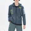 Casual Windbreaker Jacket “Teal”