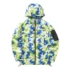 Casual Woven Camo Jacket “Green Blue White”